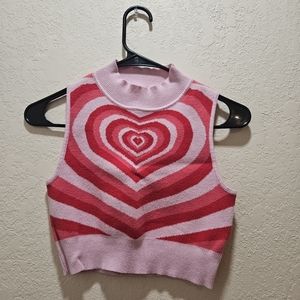 Valentine's Knit Crop